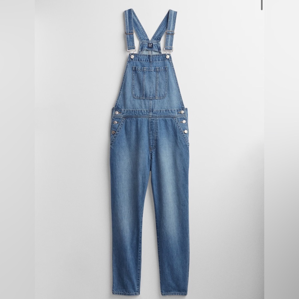 GAP Women Denim Overalls (Size: M)